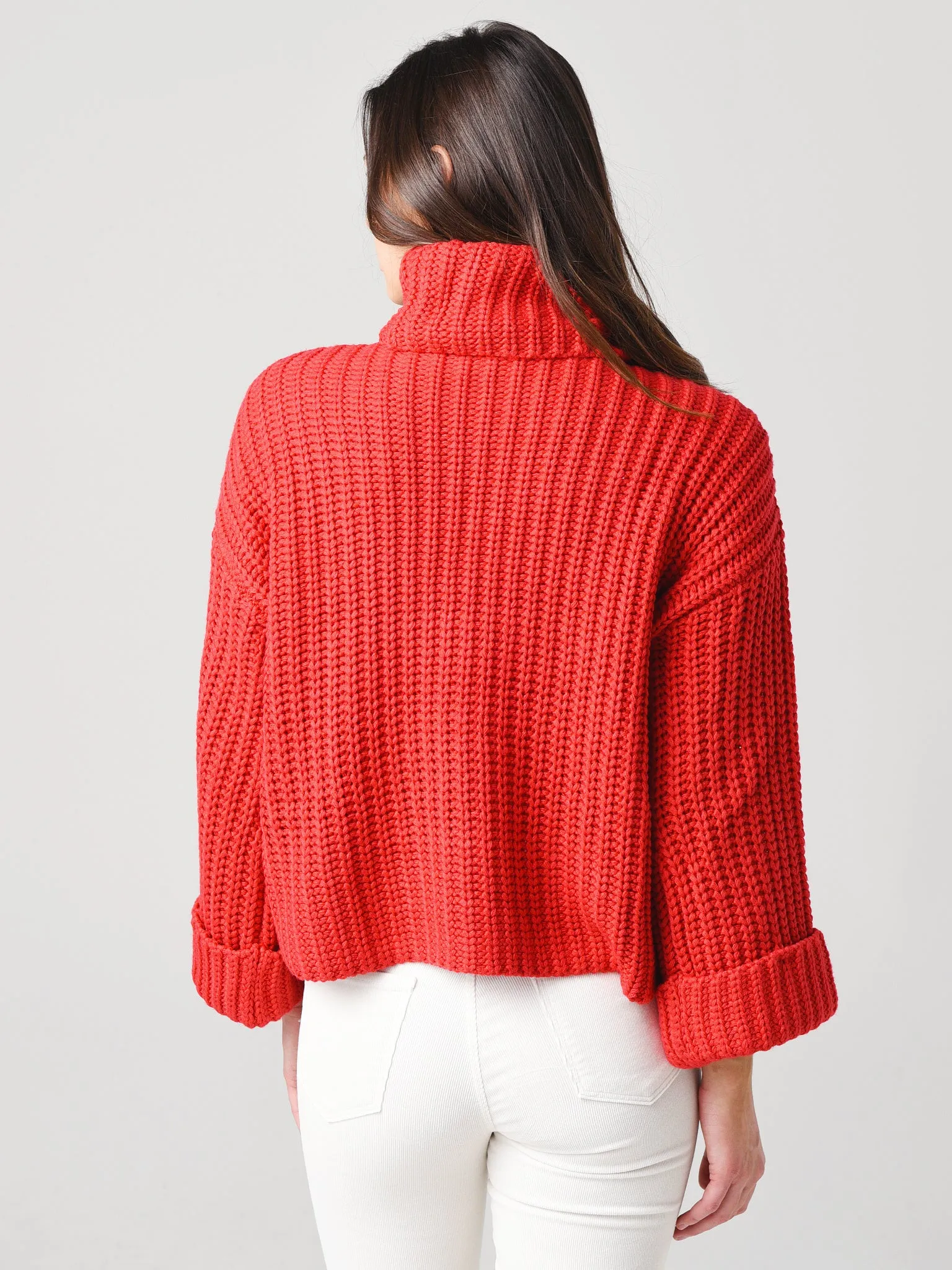 525 Women's Wide Sleeve Turtleneck Sweater