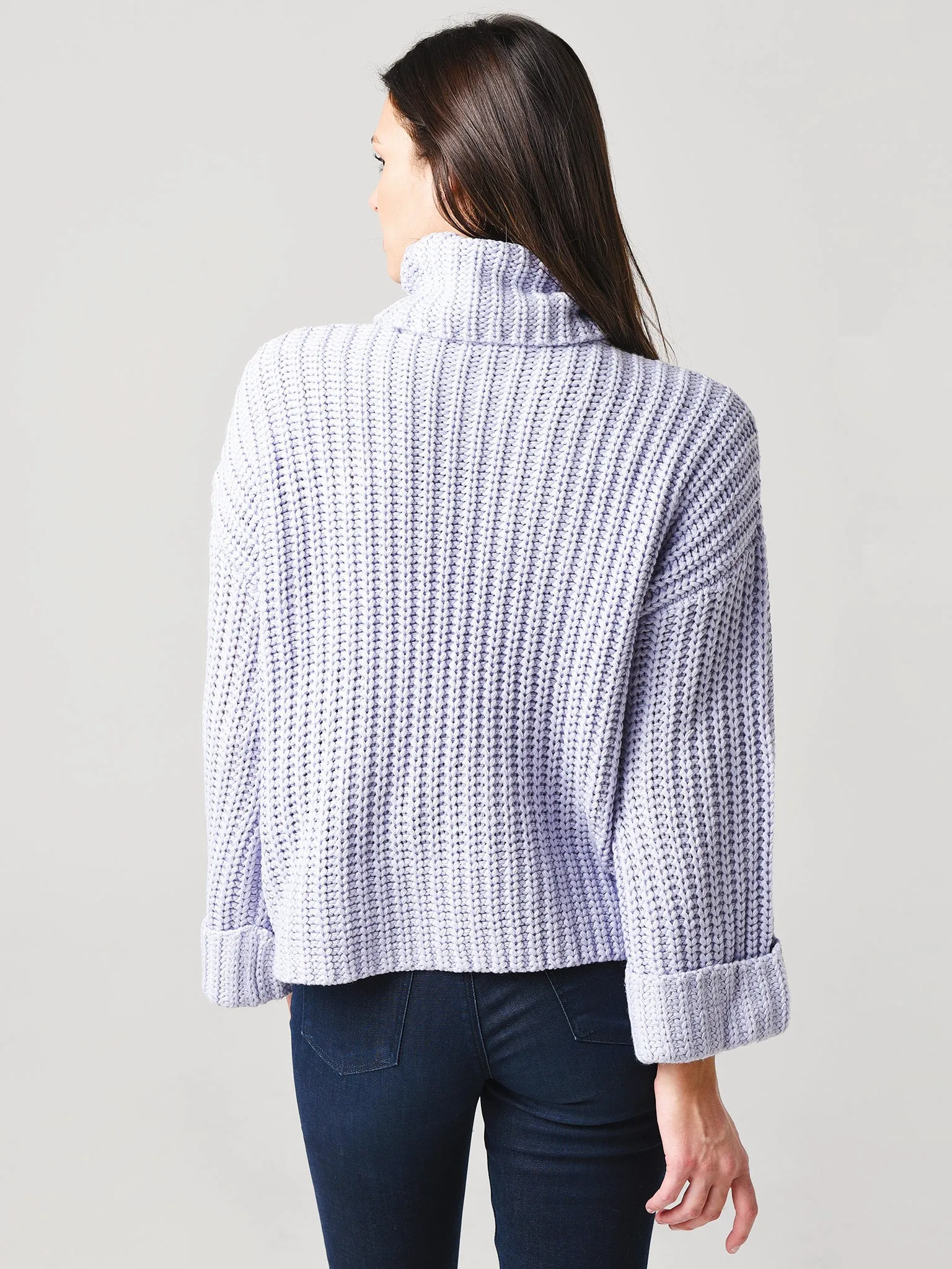 525 Women's Wide Sleeve Turtleneck Sweater