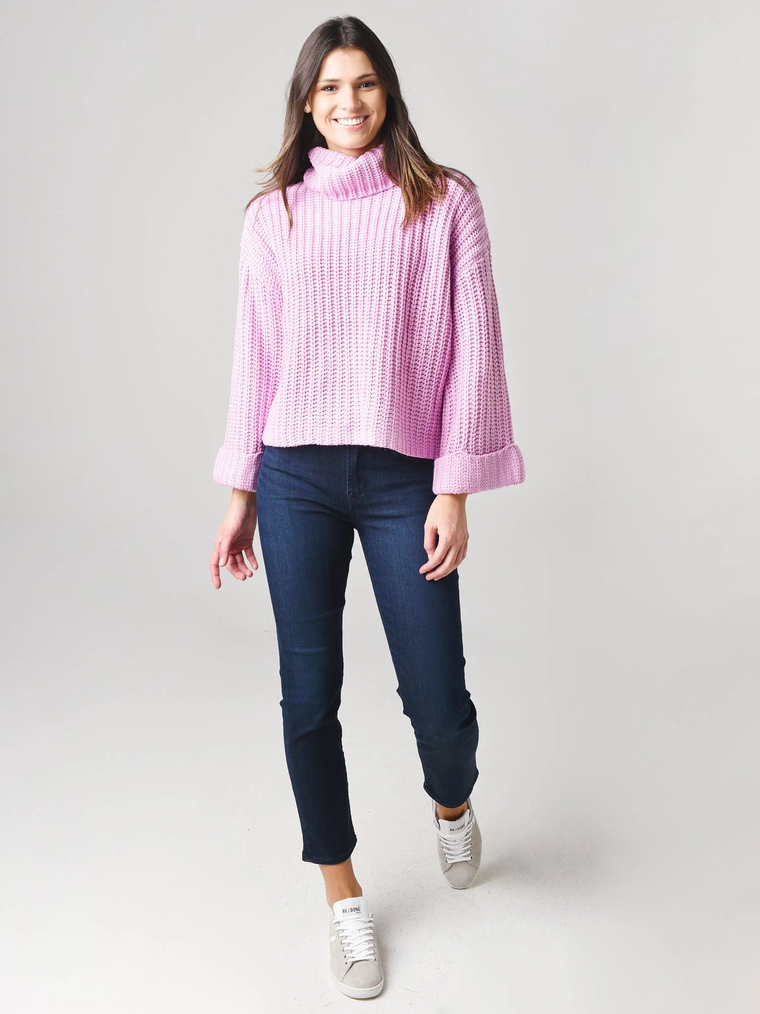 525 Women's Wide Sleeve Turtleneck Sweater