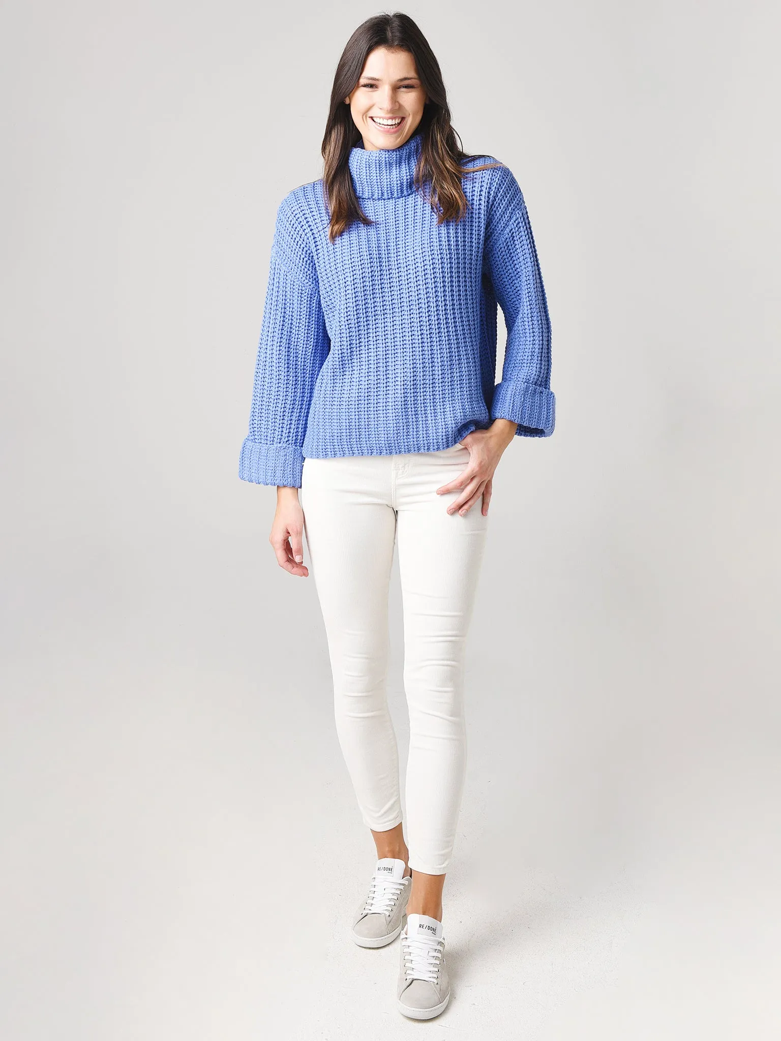 525 Women's Wide Sleeve Turtleneck Sweater