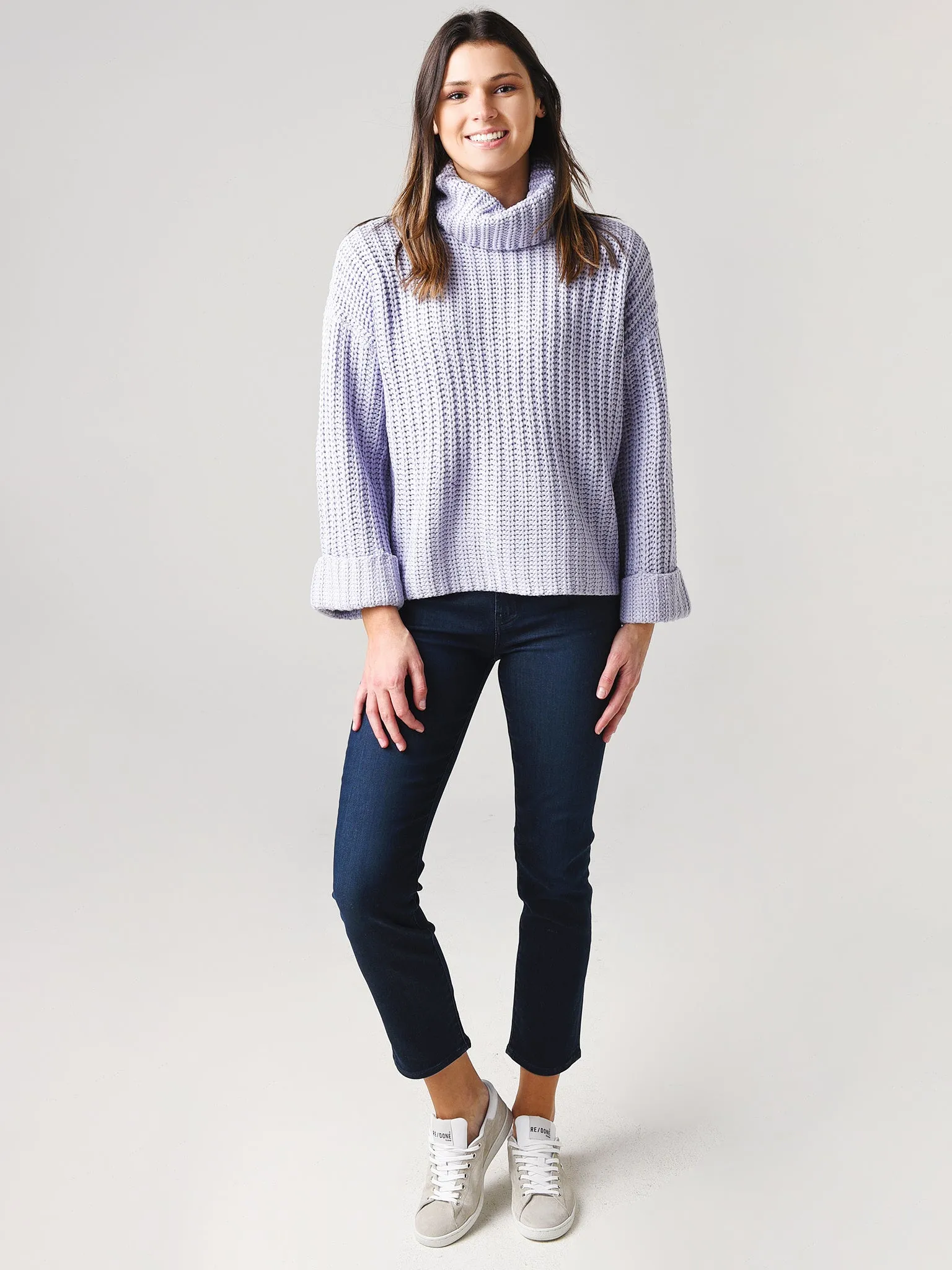 525 Women's Wide Sleeve Turtleneck Sweater