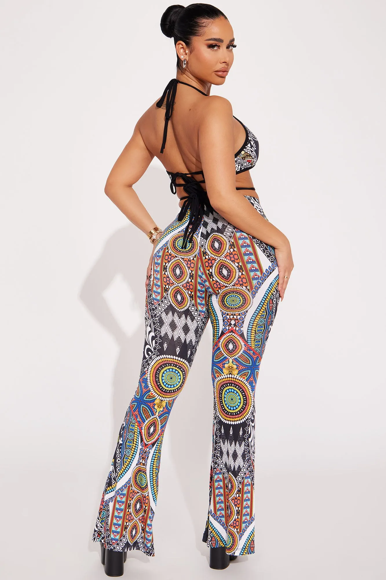 Always Different Pant Set - Multi Color
