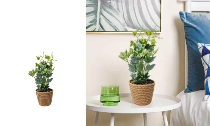 Artificial Plant in Cotton Rope Pot