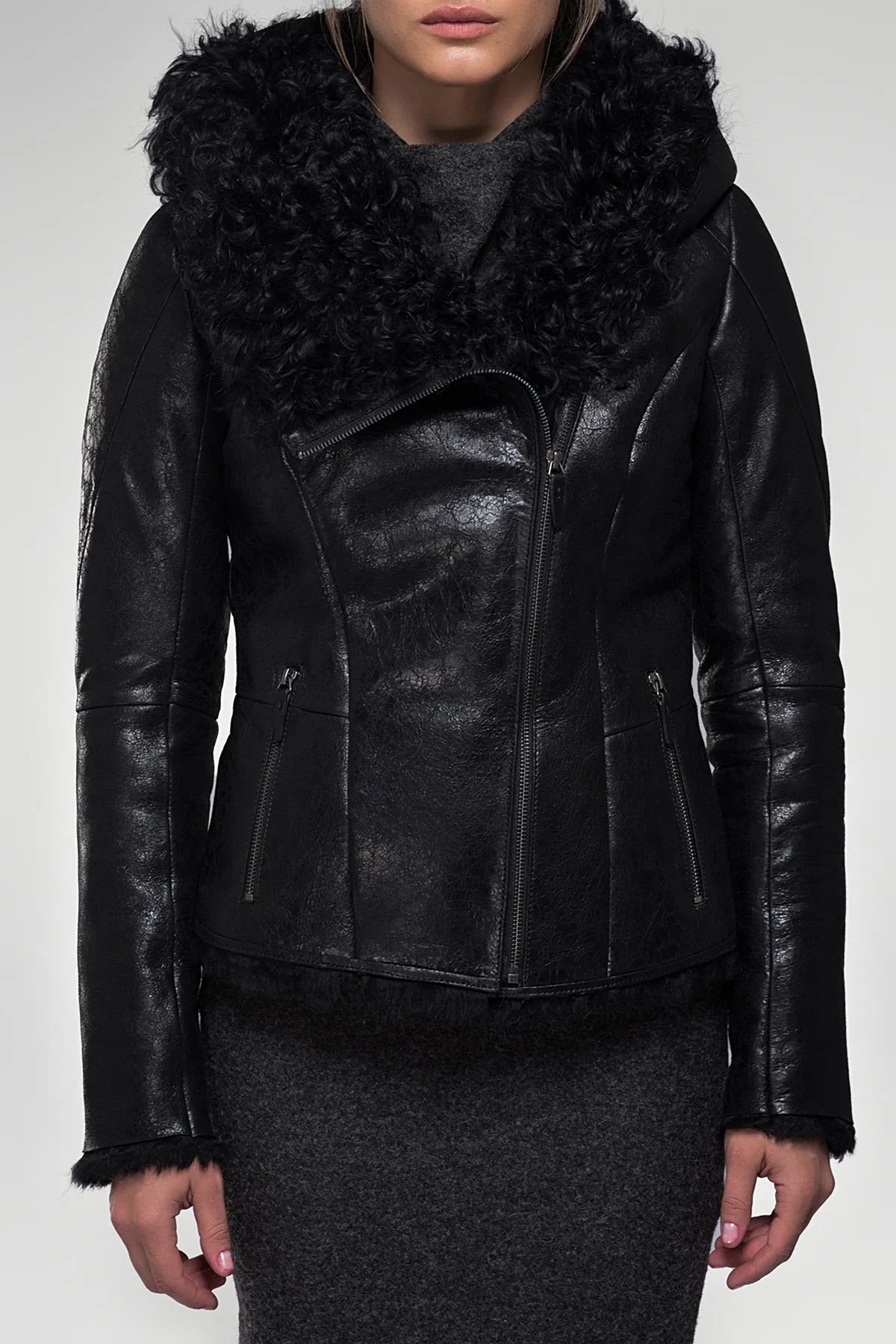 Black Shearling Jacket