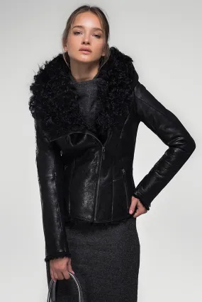 Black Shearling Jacket