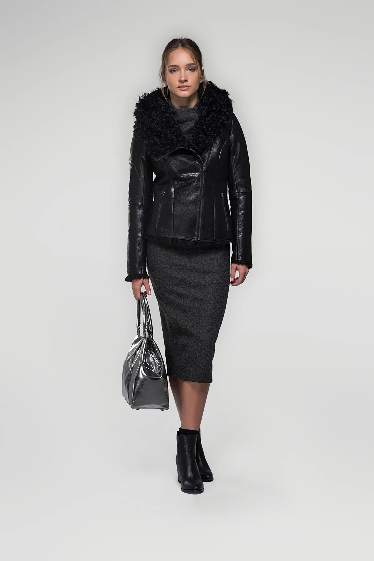 Black Shearling Jacket