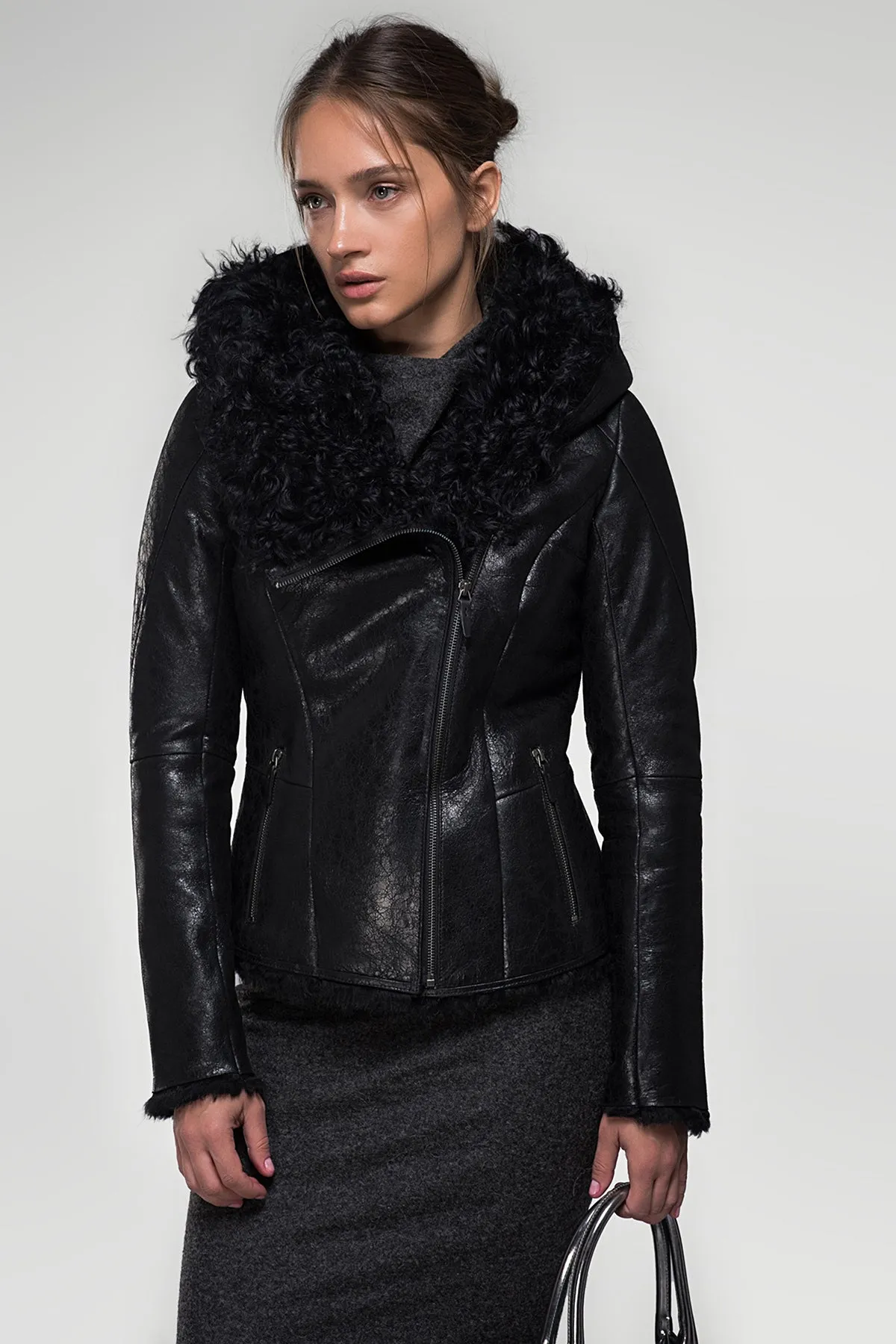 Black Shearling Jacket