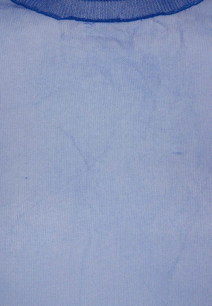 Cobalt Sheer Knitted T-shirt