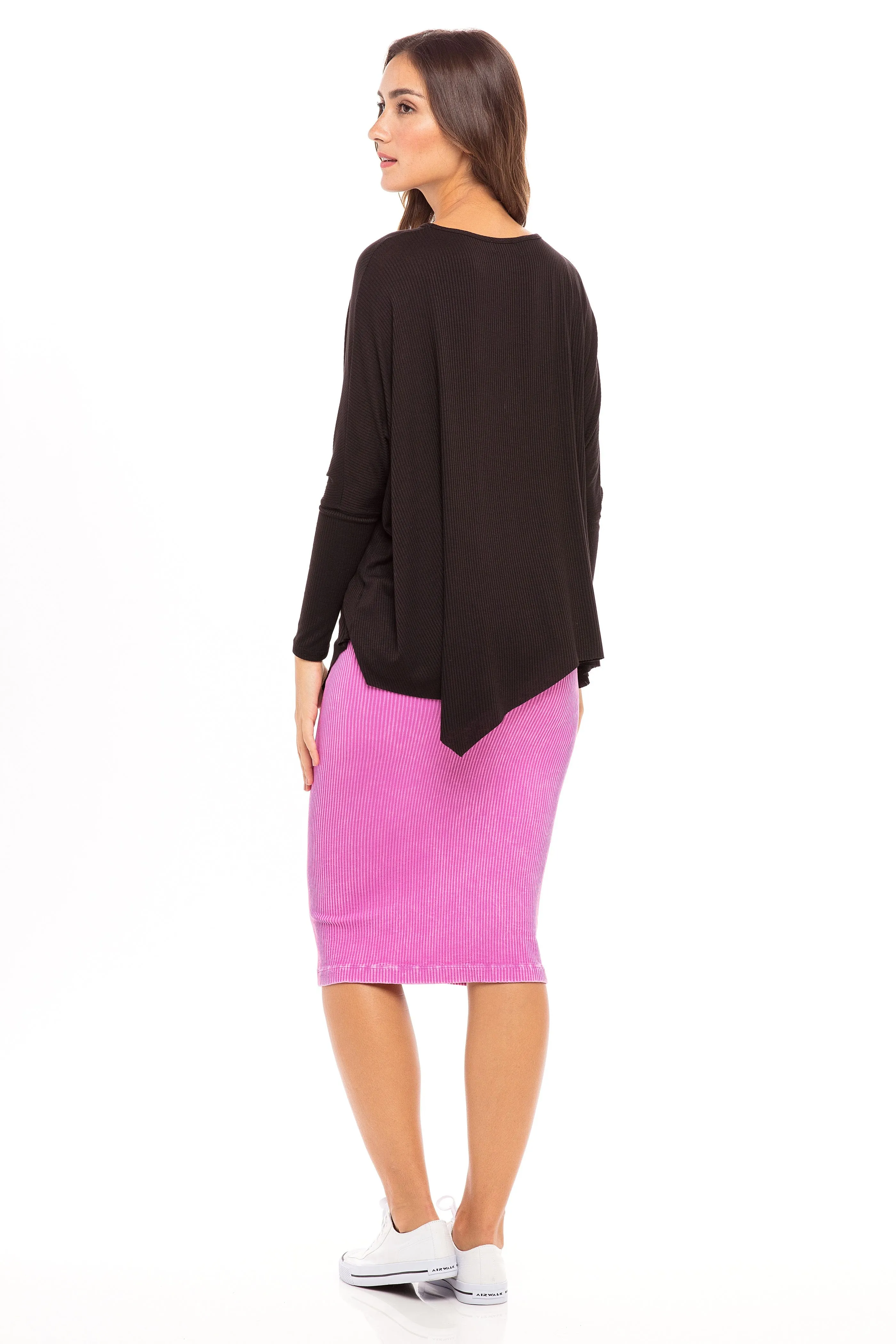 EDEN RIBBED TOP (BLACK)