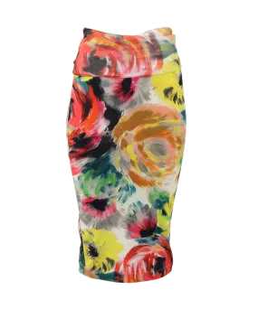 Floral Print Skirt