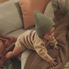 Fonzie Merino Wool Beanie (Artichoke)