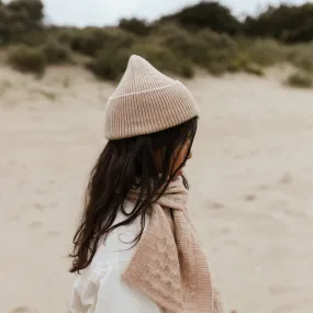 Fonzie Merino Wool Beanie (Sand)