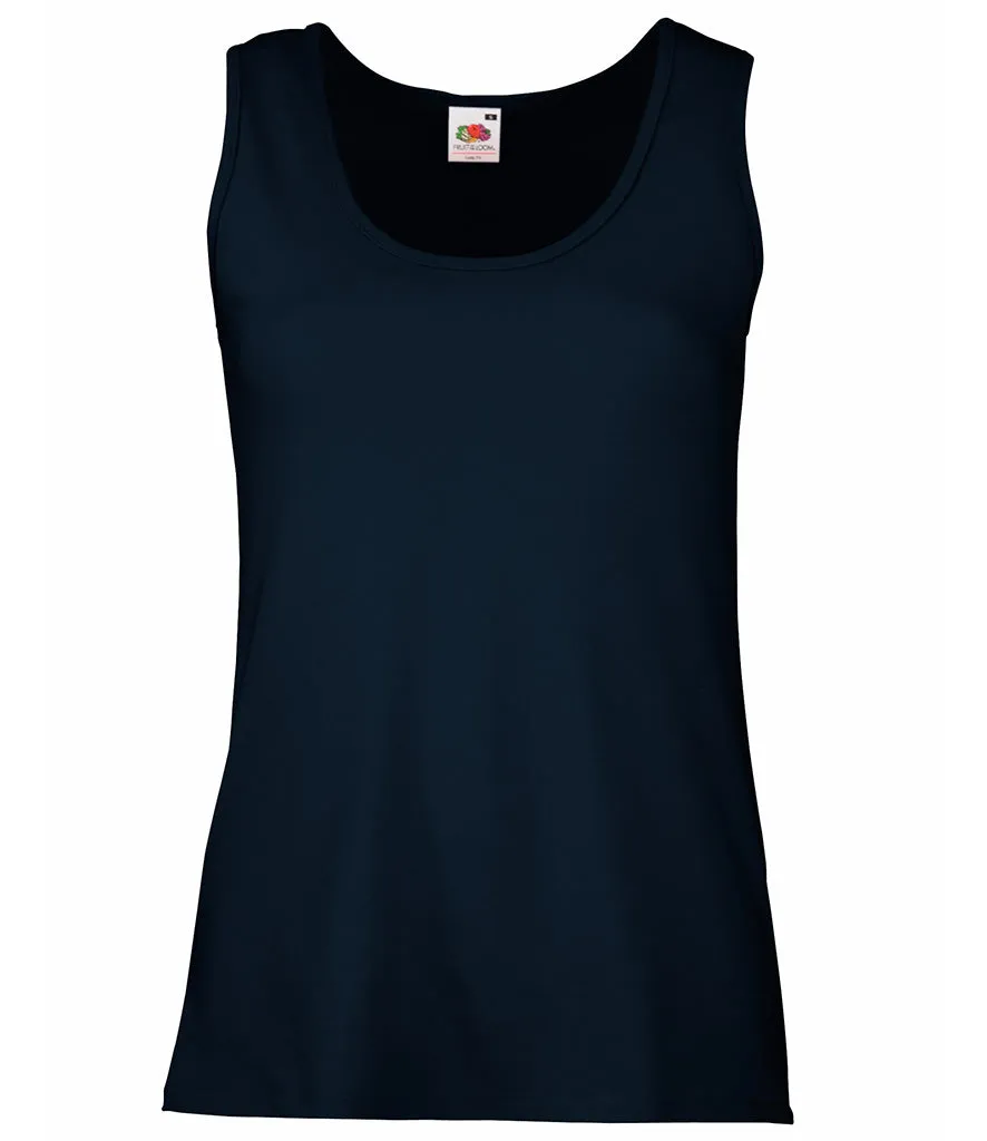 Fruit of the Loom Ladies Valueweight Athletic Vest