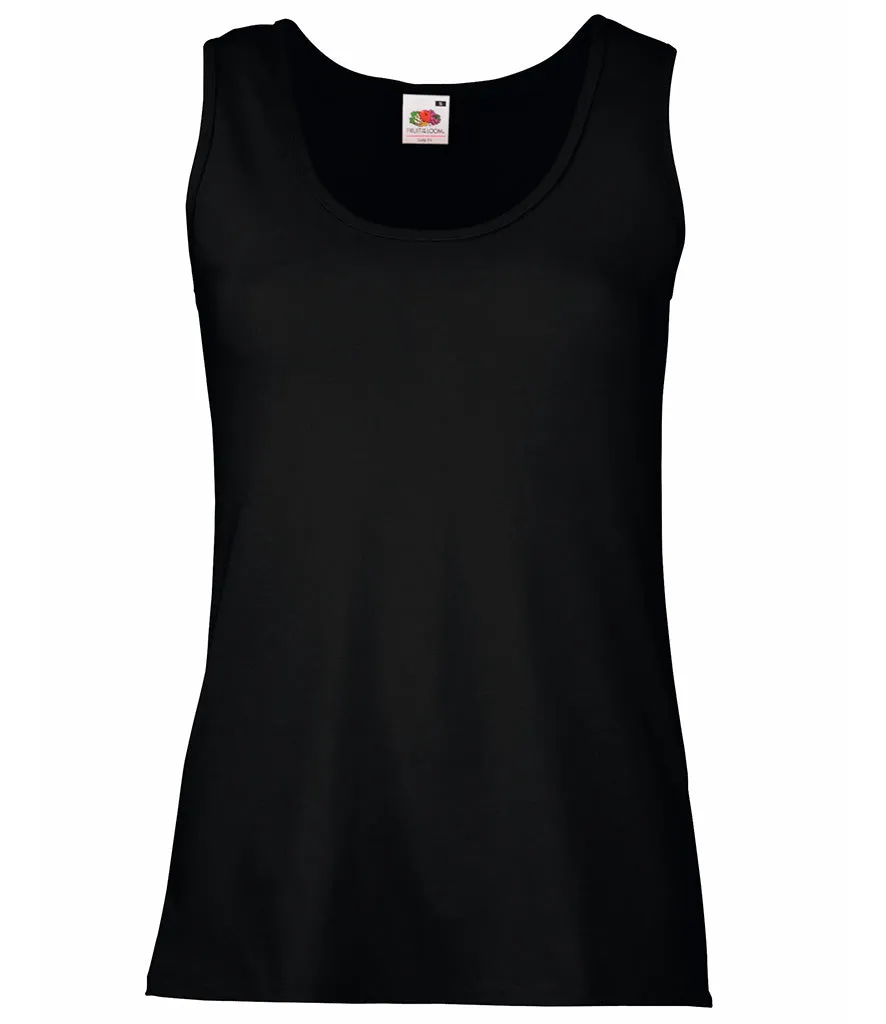 Fruit of the Loom Ladies Valueweight Athletic Vest