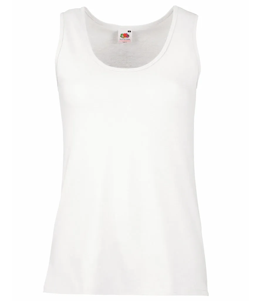 Fruit of the Loom Ladies Valueweight Athletic Vest