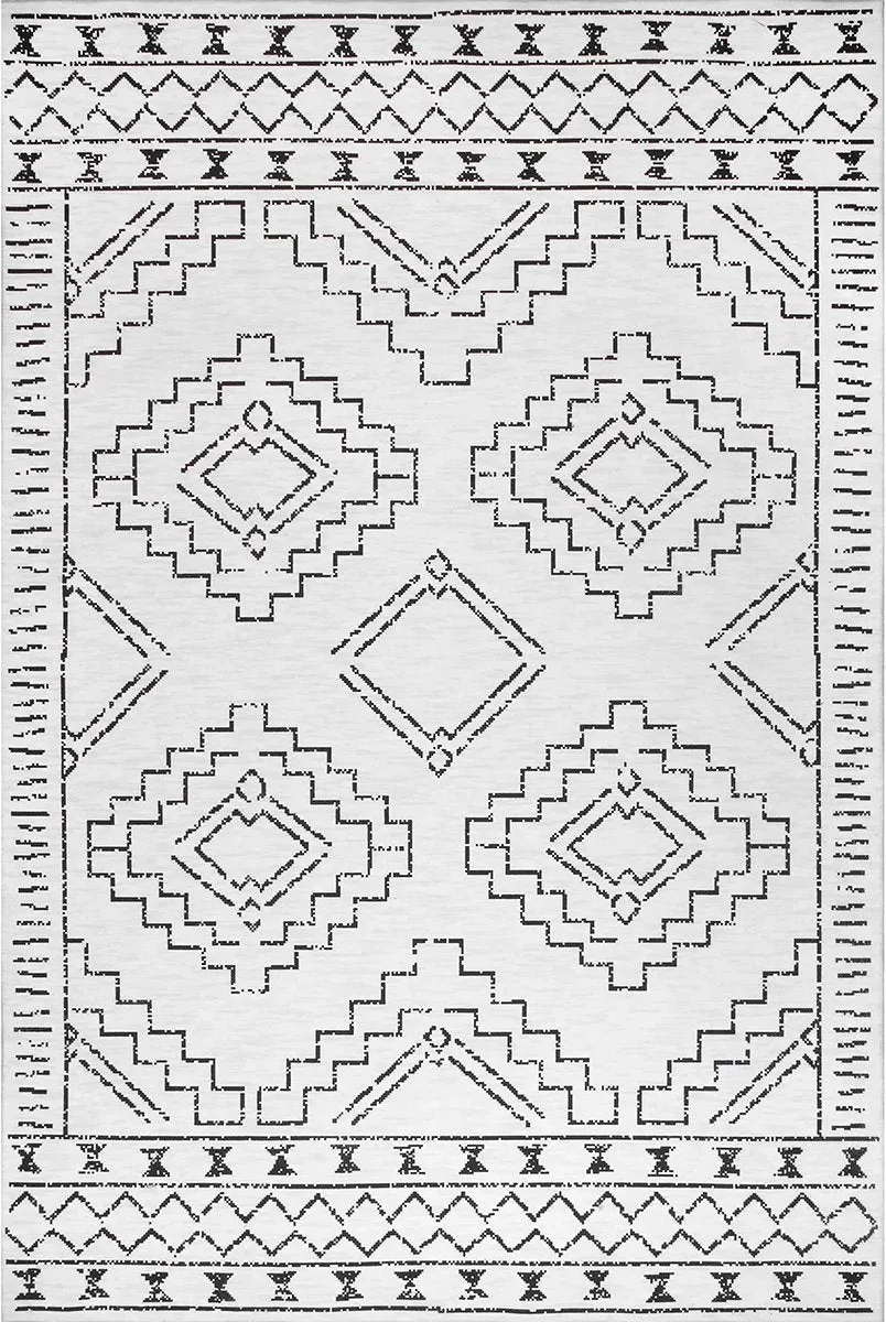 Kindred Leeroy Rug (White) by Rug Culture