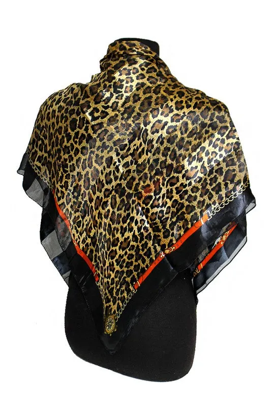Leopard Print Scarf
