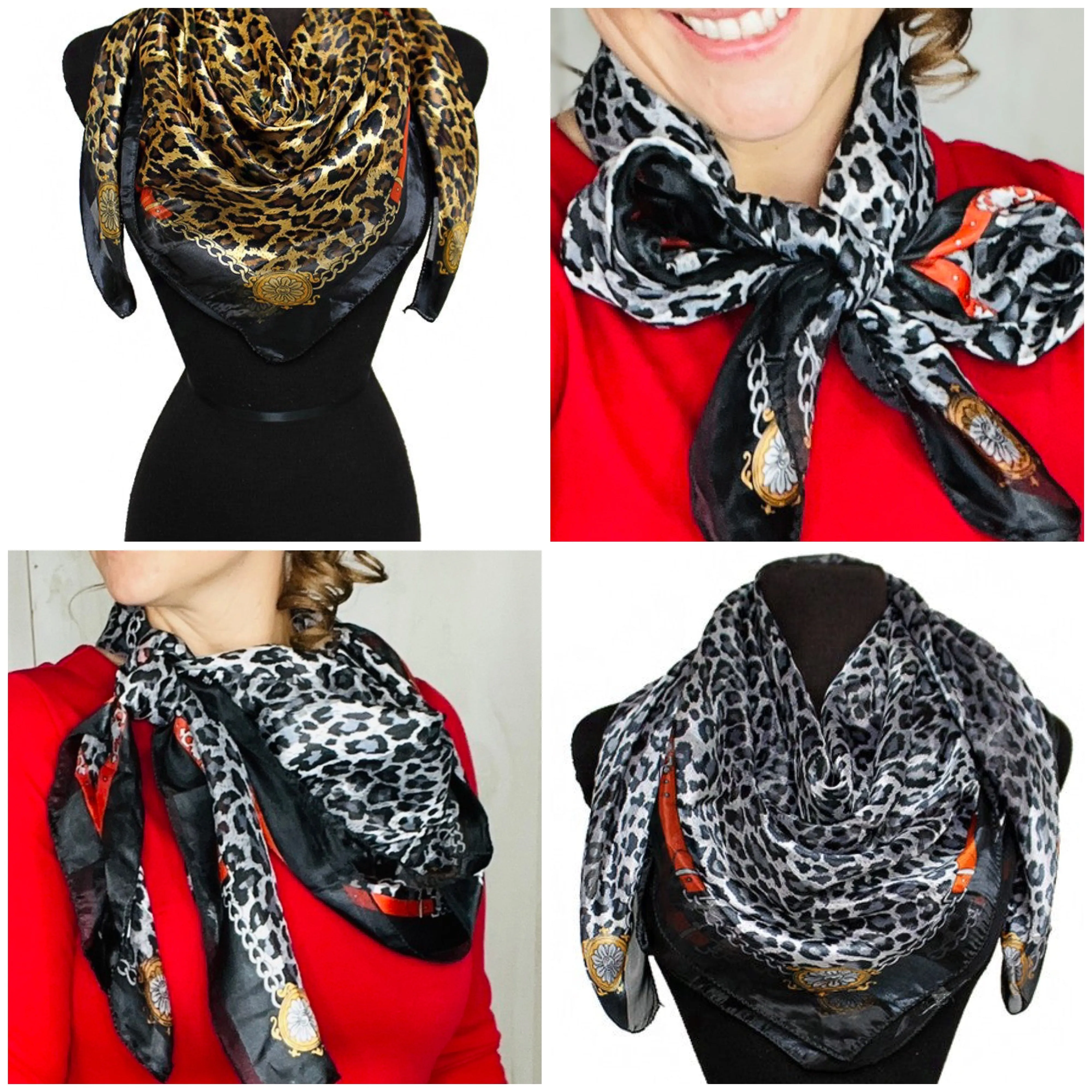 Leopard Print Scarf