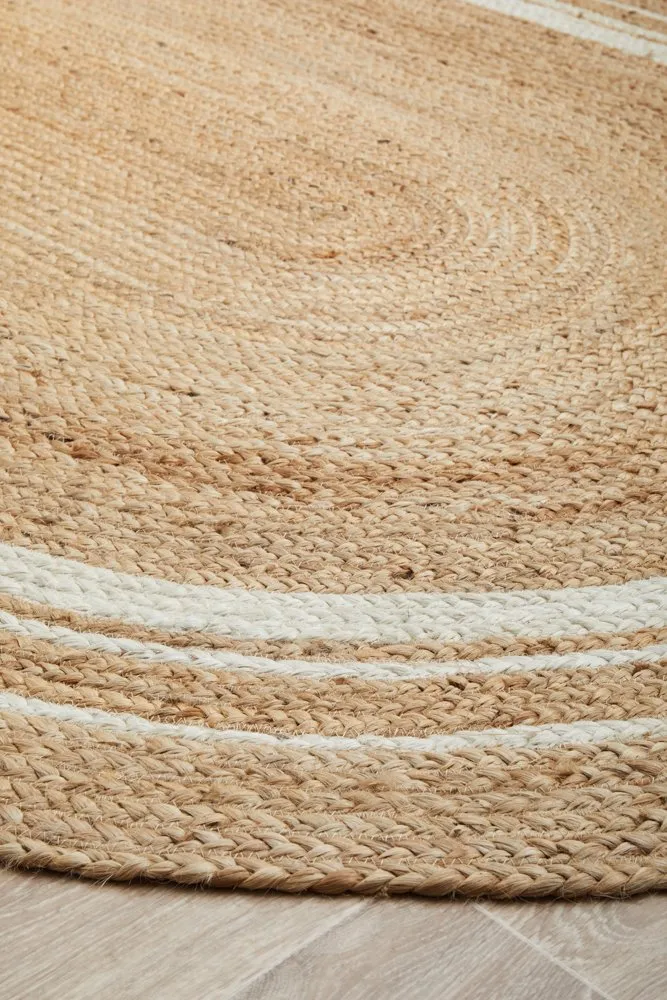 Noosa 111 Oval Rug (Natural) by Rug Culture