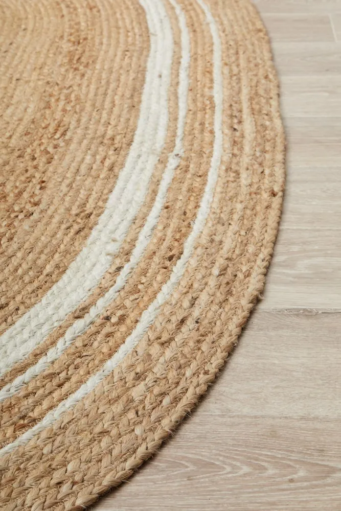 Noosa 111 Oval Rug (Natural) by Rug Culture