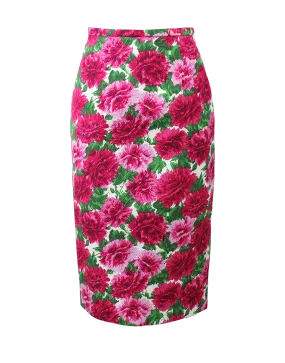 Peony Pencil Skirt