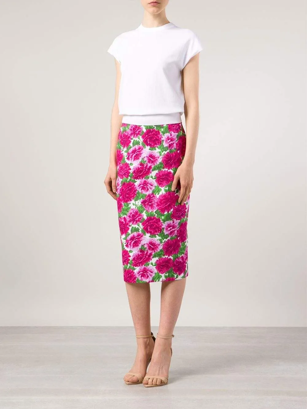 Peony Pencil Skirt