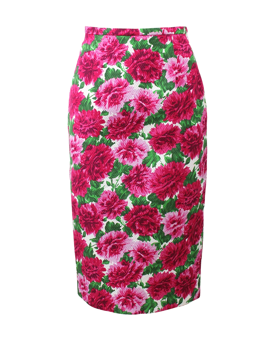 Peony Pencil Skirt