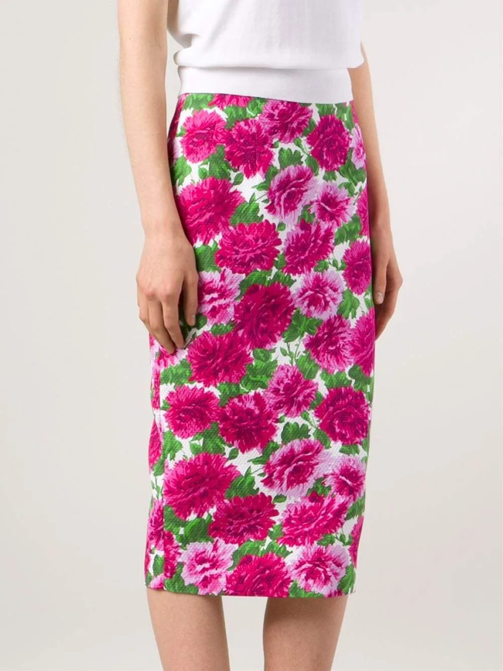 Peony Pencil Skirt