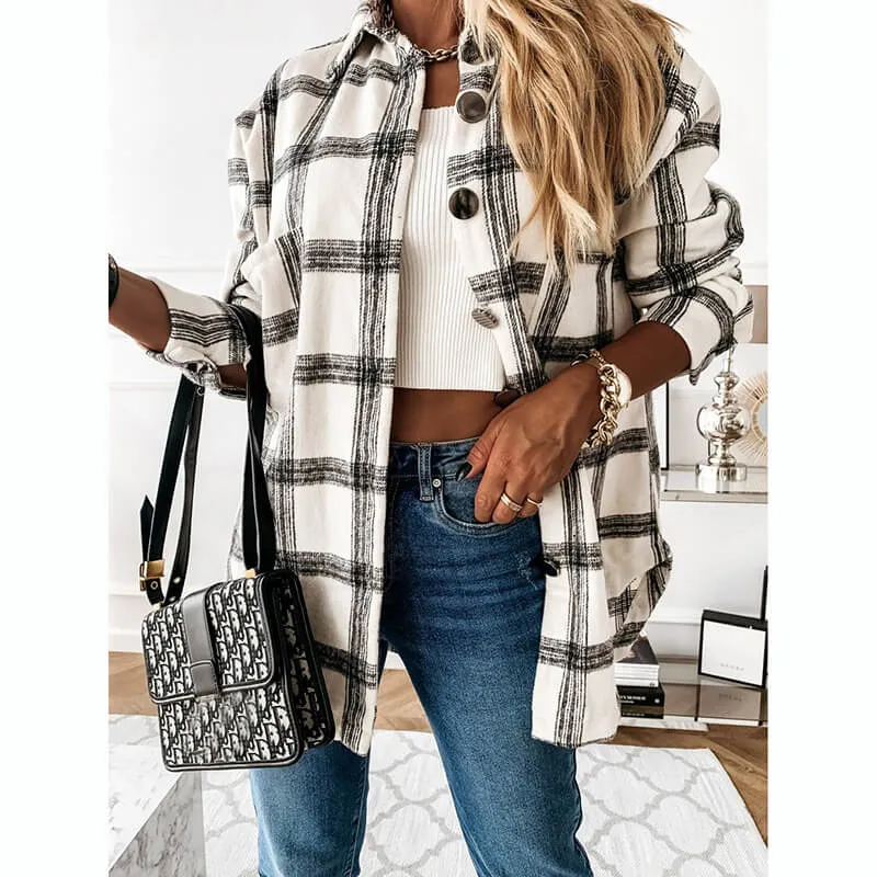 Plaid Me Up- Fall 2021 Shacket Top/Jacket  COLORS