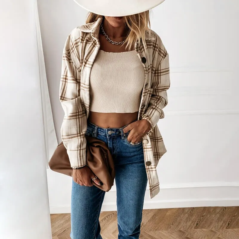 Plaid Me Up- Fall 2021 Shacket Top/Jacket  COLORS