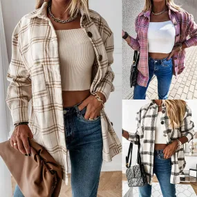 Plaid Me Up- Fall 2021 Shacket Top/Jacket  COLORS