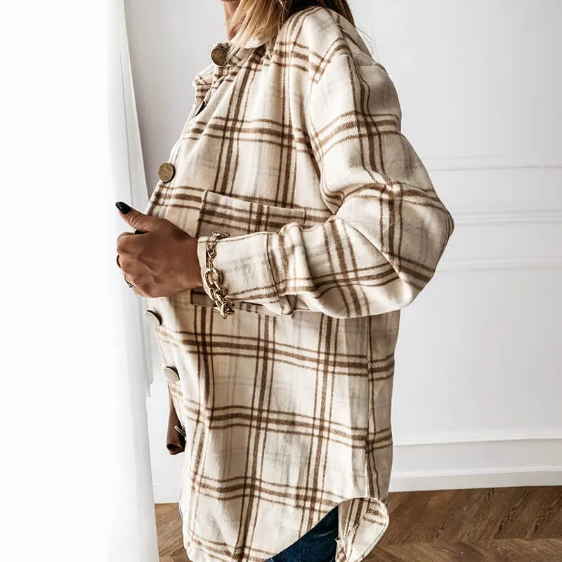 Plaid Me Up- Fall 2021 Shacket Top/Jacket  COLORS