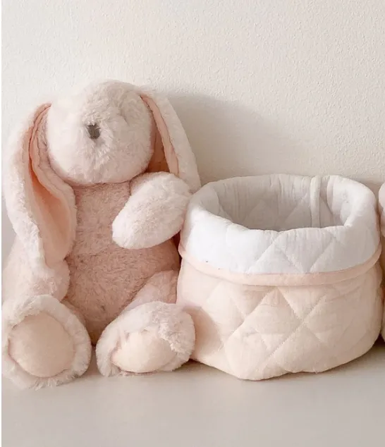 Quilted Muslin Bin