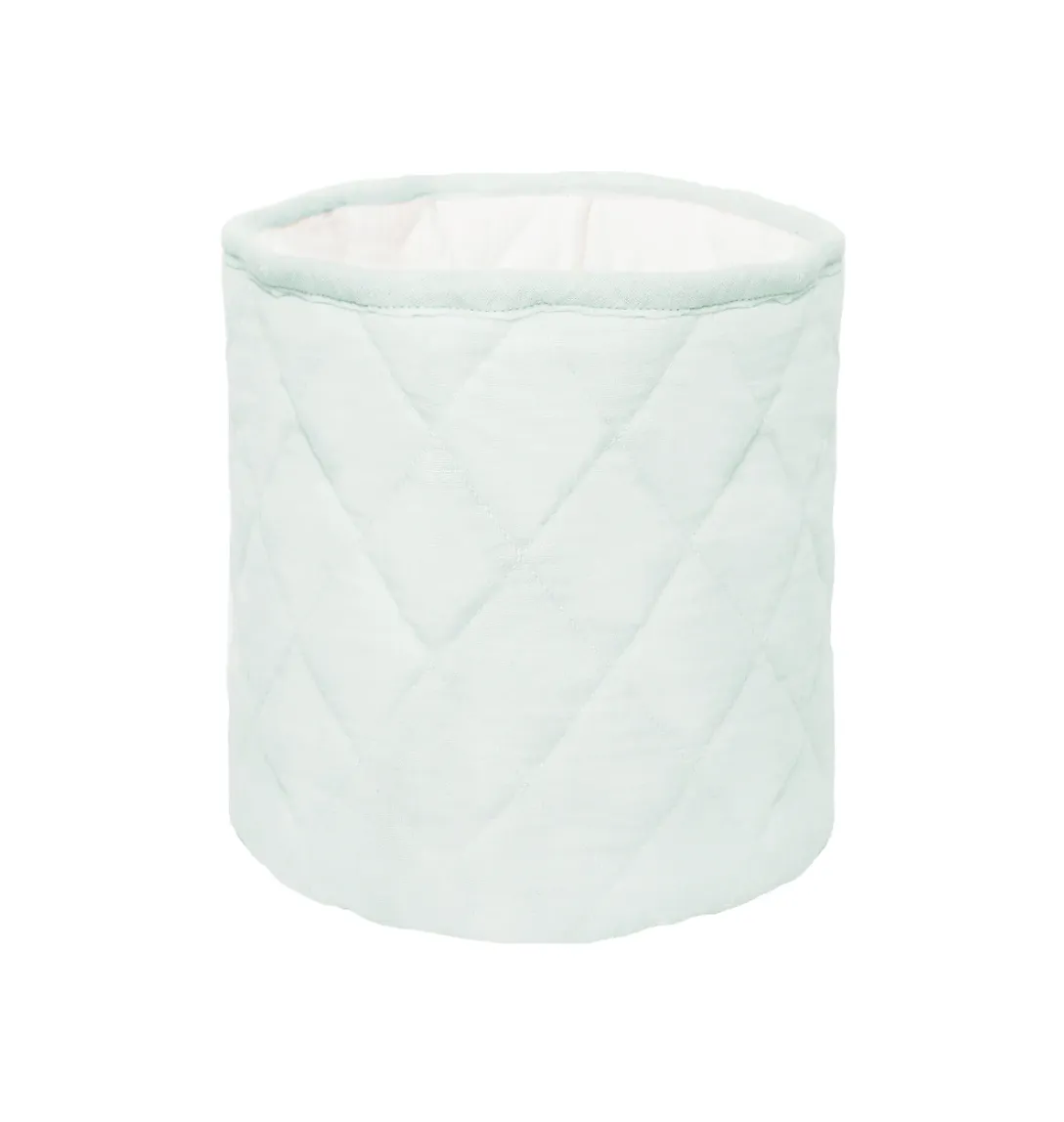 Quilted Muslin Bin