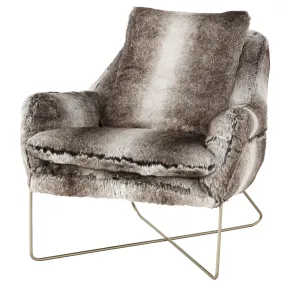 Signature Design by Ashley Wildau Stationary Faux Fur Accent Chair A3000054