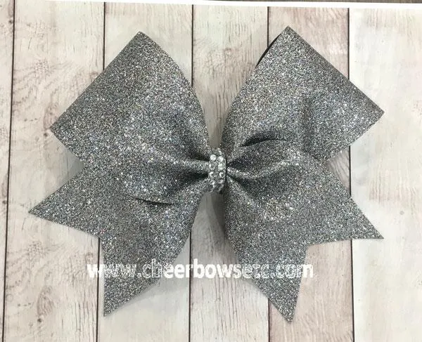 Sparkly Glitter Cheer Bow | Choose your color