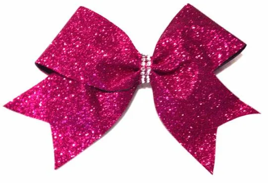 Sparkly Glitter Cheer Bow | Choose your color