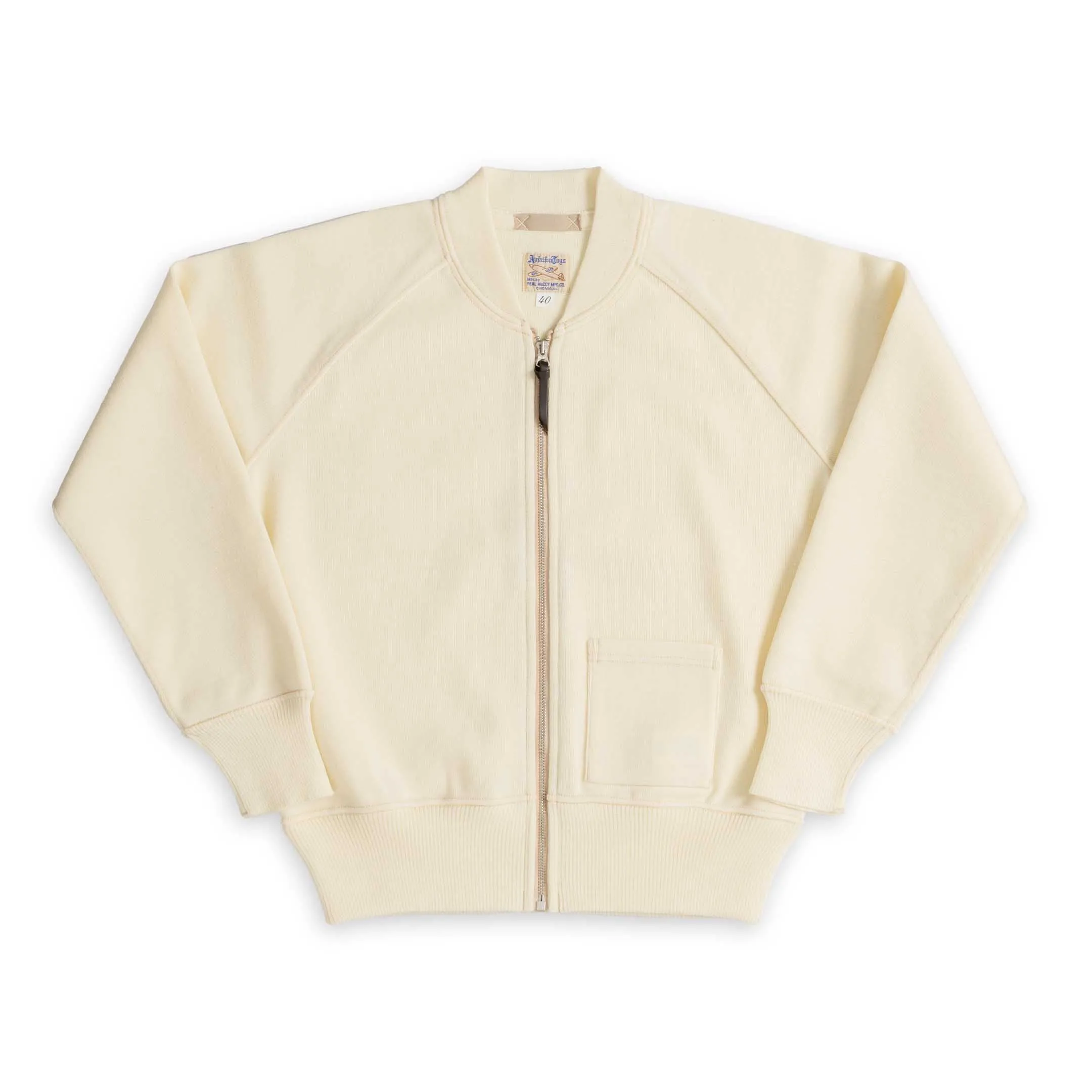 The Real McCoy's Winter Aviation Sweater Ecru