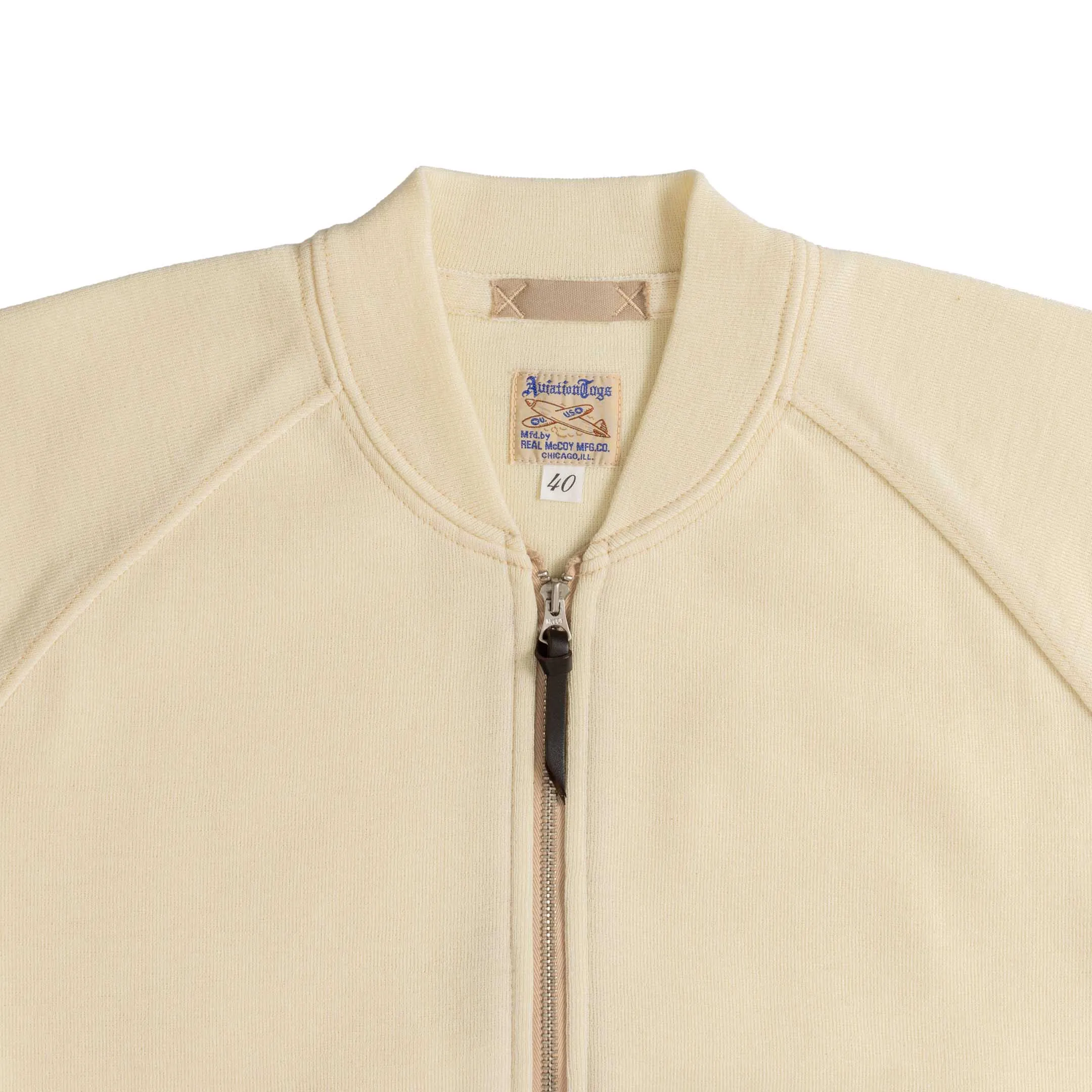 The Real McCoy's Winter Aviation Sweater Ecru