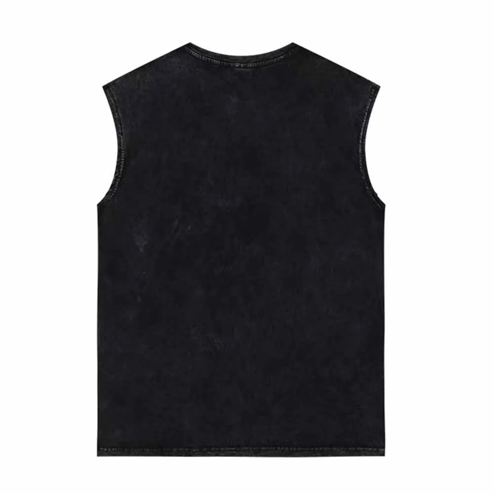 Will Burn Sage And Bridges As Needed Vintage Washed Vest Top