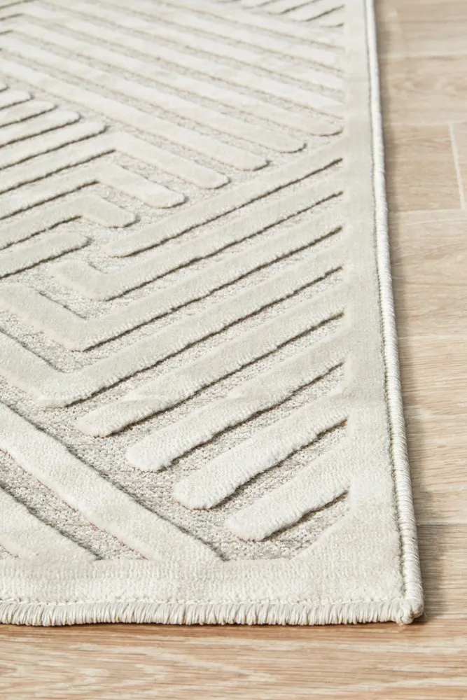 York Cindy Rug (Natural White) by Rug Culture