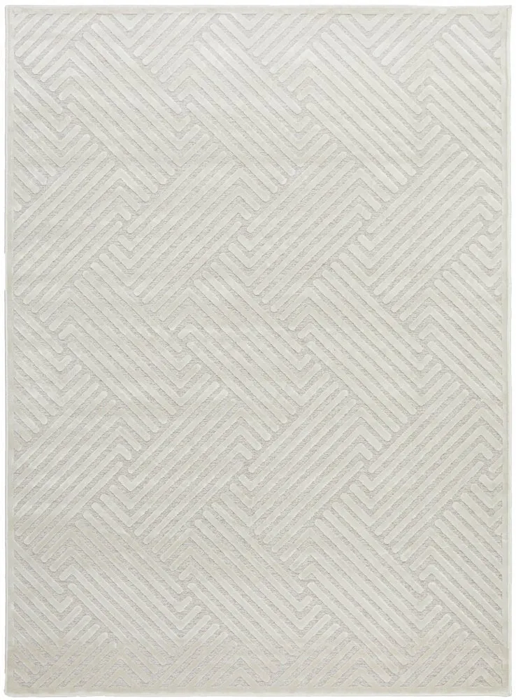 York Cindy Rug (Natural White) by Rug Culture