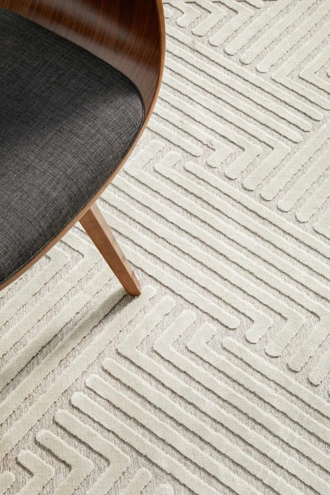 York Cindy Rug (Natural White) by Rug Culture