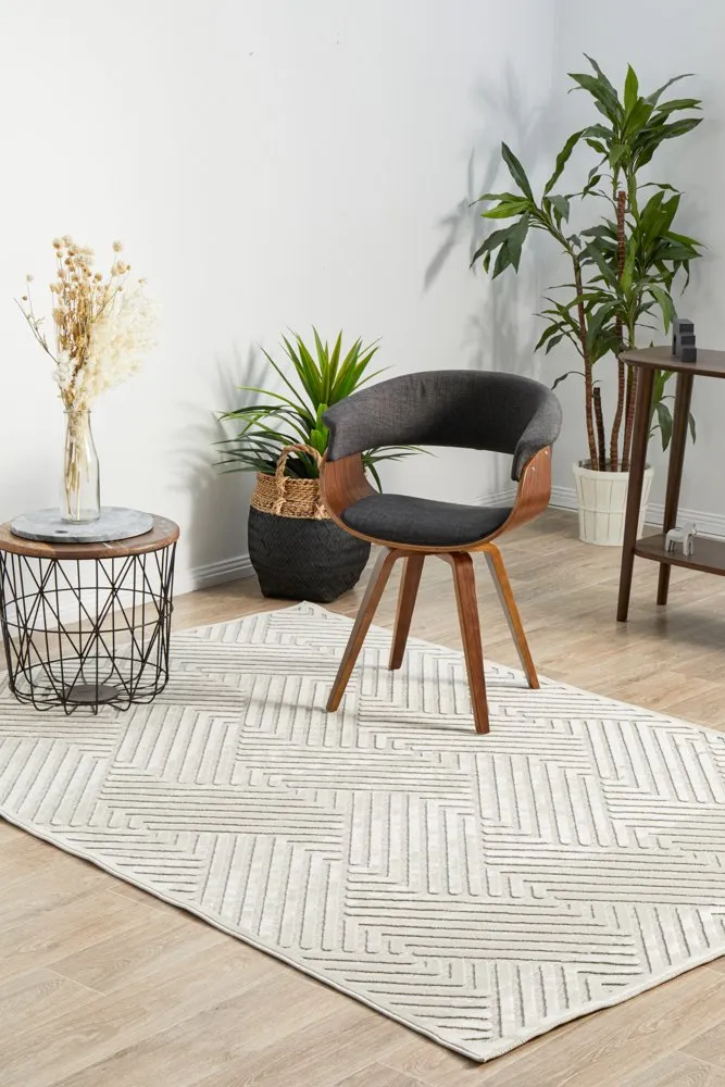 York Cindy Rug (Natural White) by Rug Culture