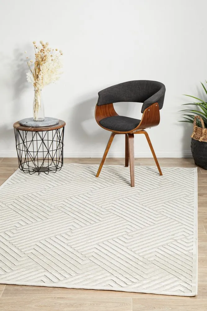 York Cindy Rug (Natural White) by Rug Culture