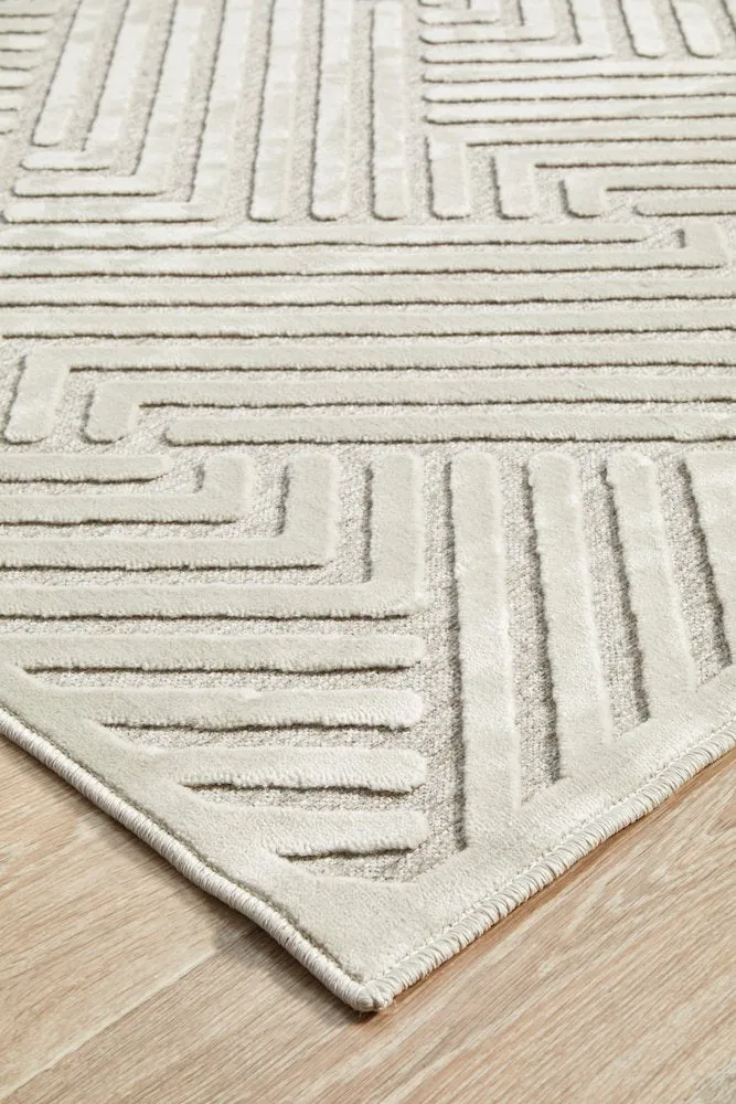 York Cindy Rug (Natural White) by Rug Culture